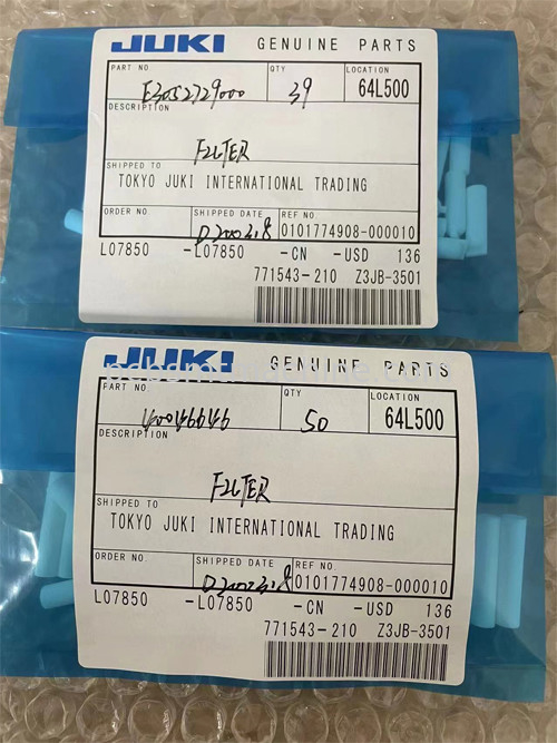 Juki filtra 40046646/HM00101002/4493166 materiali di consumo della macchina di JUKI SMT