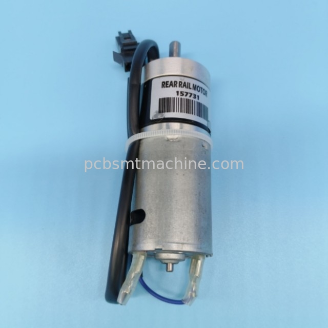 Motore di rotaia anteriore e assemblaggio del telaio SMT Ricambi Stensil Printer Motor 157731