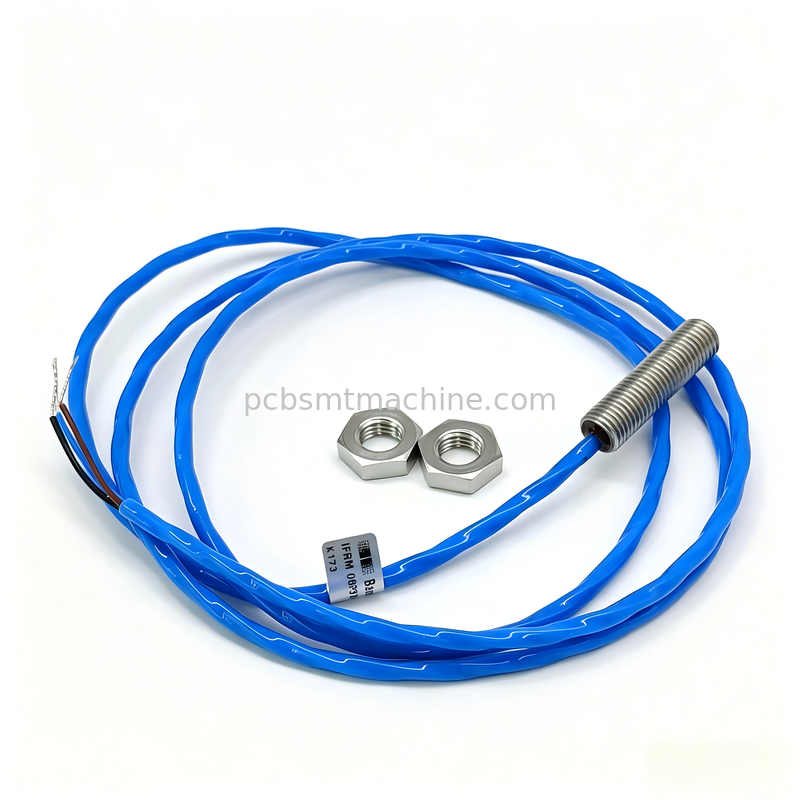 Baumer IFRM08P3707 M8 Sensore di prossimità induttivo a montaggio a scarico con uscita PNP NO e alloggiamento in acciaio inossidabile IP67