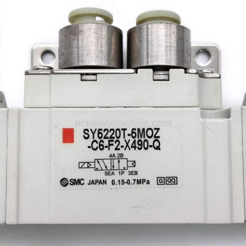 Internal Pilot DC24V 2-Position Double Solenoid Valve SMC 5-Port Solenoid Valve for SMT Spare Parts