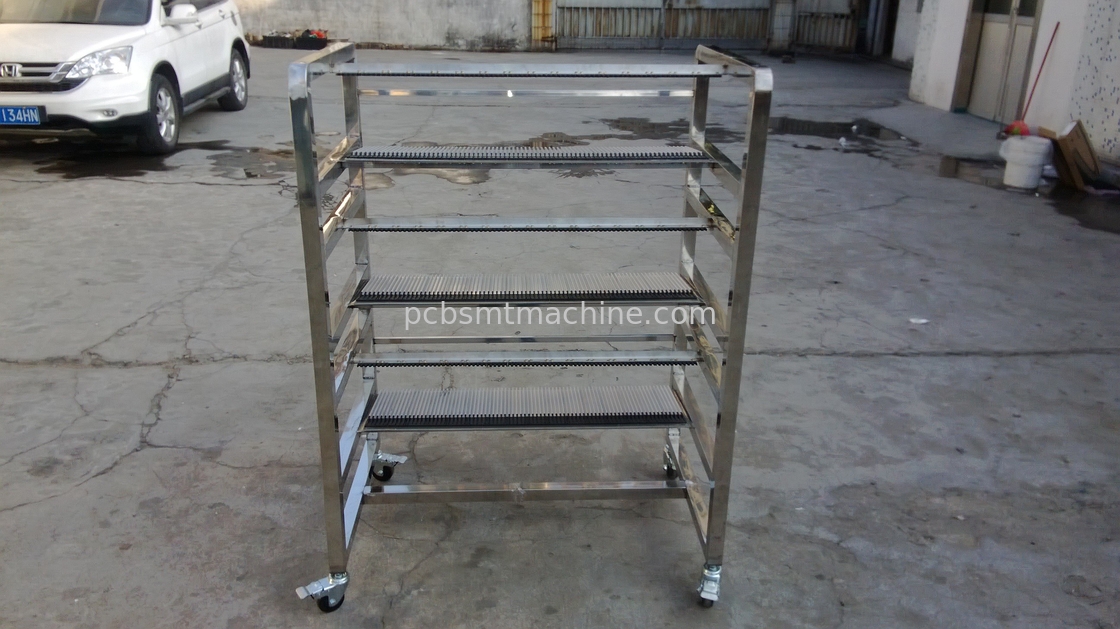 Carretto durevole dell'alimentatore di SERIE di acciaio inossidabile Siemens X di L600*W700*H1180MM progettato con 2 strati e 40 scanalature