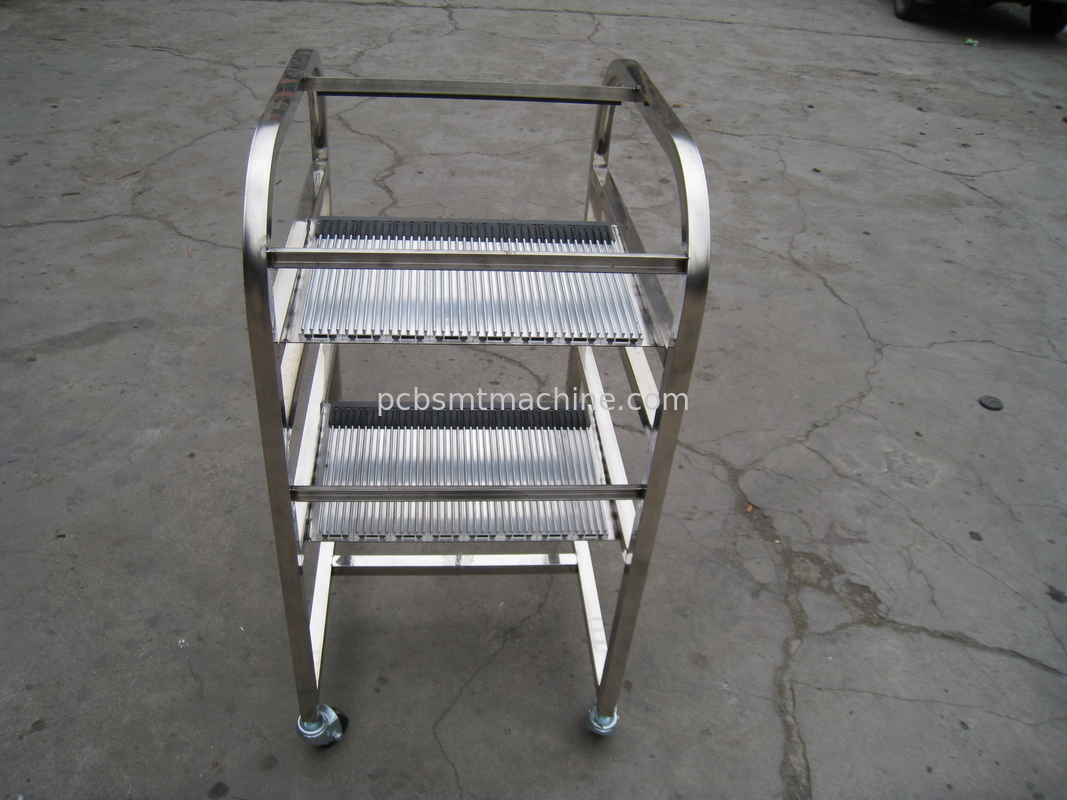 Carretto durevole dell'alimentatore di SERIE di acciaio inossidabile Siemens X di L600*W700*H1180MM progettato con 2 strati e 40 scanalature