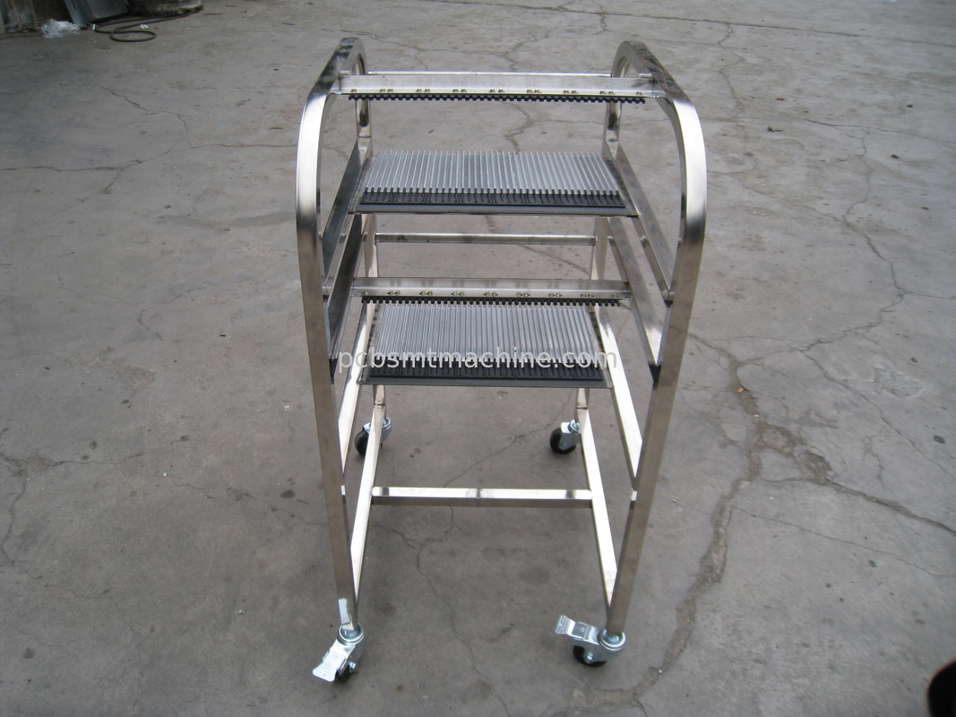 Carretto durevole dell'alimentatore di SERIE di acciaio inossidabile Siemens X di L600*W700*H1180MM progettato con 2 strati e 40 scanalature