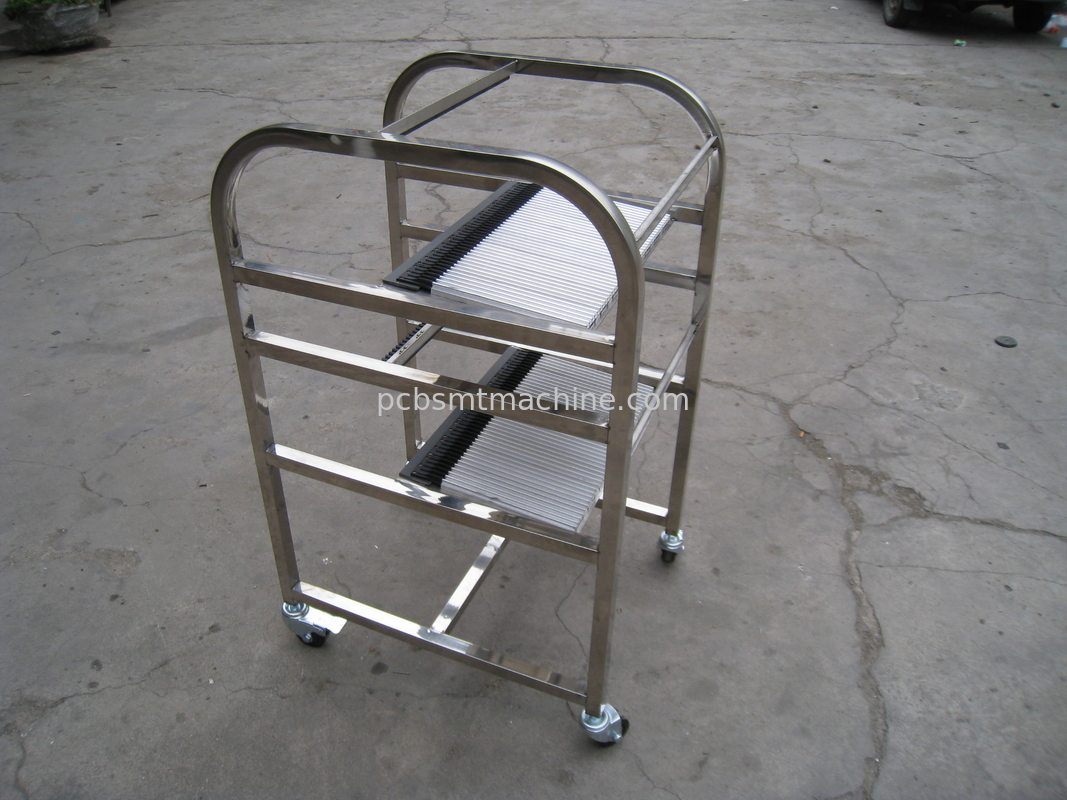 Carretto durevole dell'alimentatore di SERIE di acciaio inossidabile Siemens X di L600*W700*H1180MM progettato con 2 strati e 40 scanalature