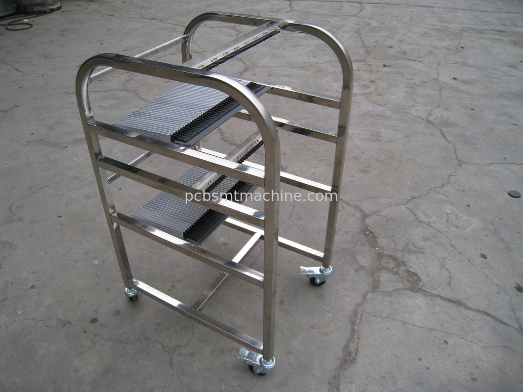 Carretto durevole dell'alimentatore di SERIE di acciaio inossidabile Siemens X di L600*W700*H1180MM progettato con 2 strati e 40 scanalature