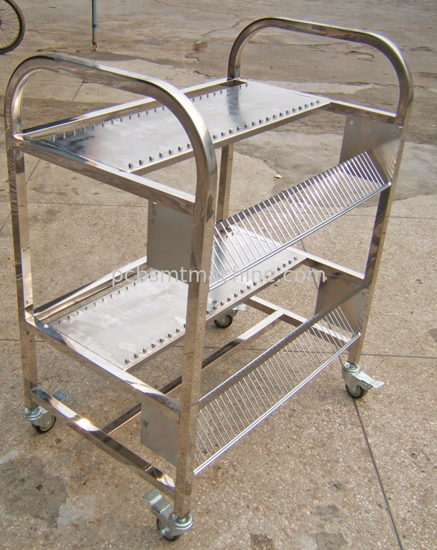 Carrello di alimentazione in acciaio inossidabile resistente Siemens Serie D Con 2 strati e 25 slot di alimentazione Capacità di stoccaggio per strato