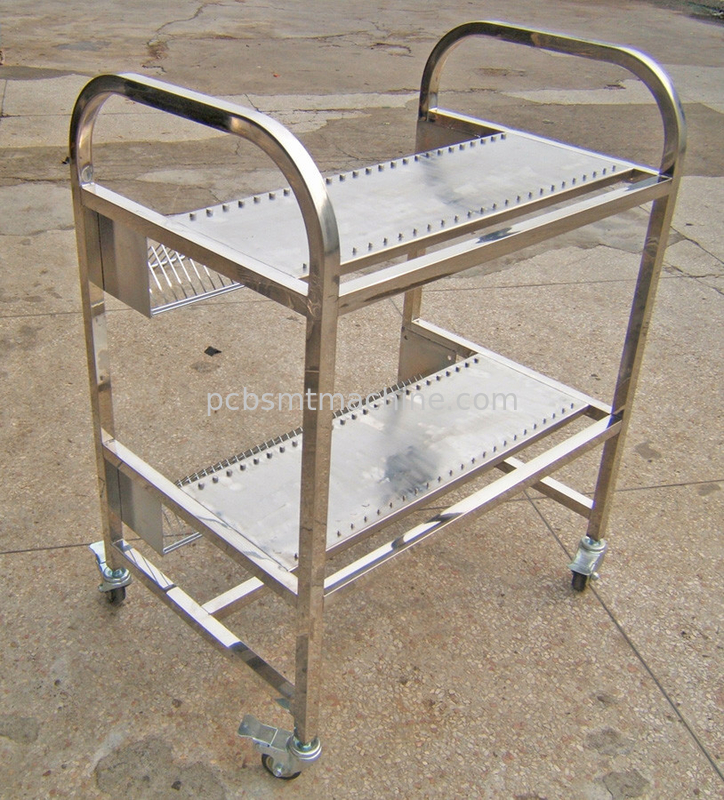 Carrello di alimentazione in acciaio inossidabile resistente Siemens Serie D Con 2 strati e 25 slot di alimentazione Capacità di stoccaggio per strato