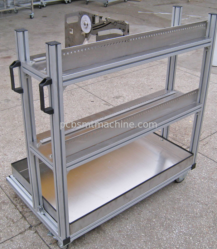 Bene durevole (2) carretto dell'alimentatore di SERIE di CP di doppio-strato (con la SCATOLA) per le unità dell'alimentatore del nastro di serie di Samsung CP