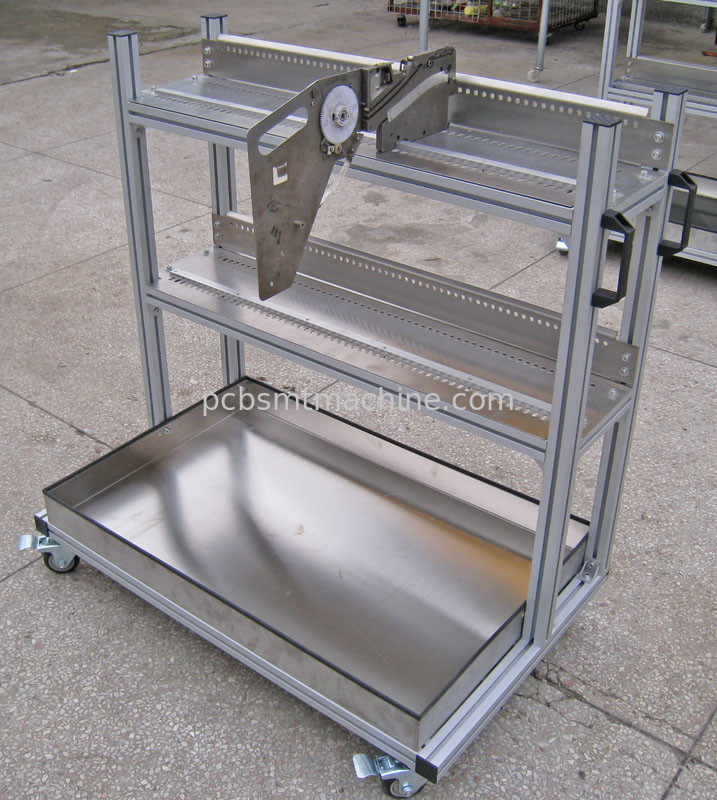 Bene durevole (2) carretto dell'alimentatore di SERIE di CP di doppio-strato (con la SCATOLA) per le unità dell'alimentatore del nastro di serie di Samsung CP