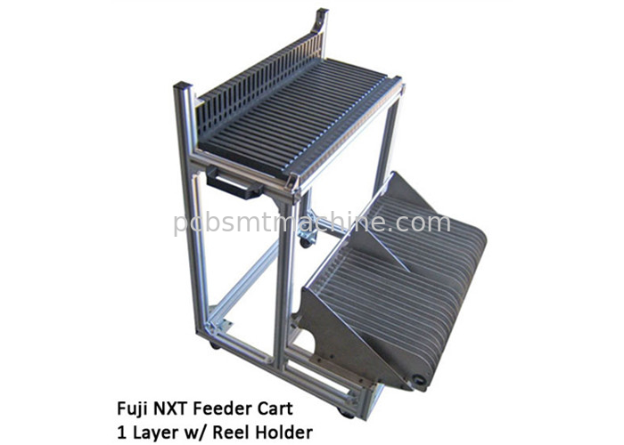Carretto di alluminio dell'alimentatore di Fuji NXT delle singole di strati 45 scanalature resistenti dell'alimentatore per uso dell'alimentatore del nastro di Fuji NXT