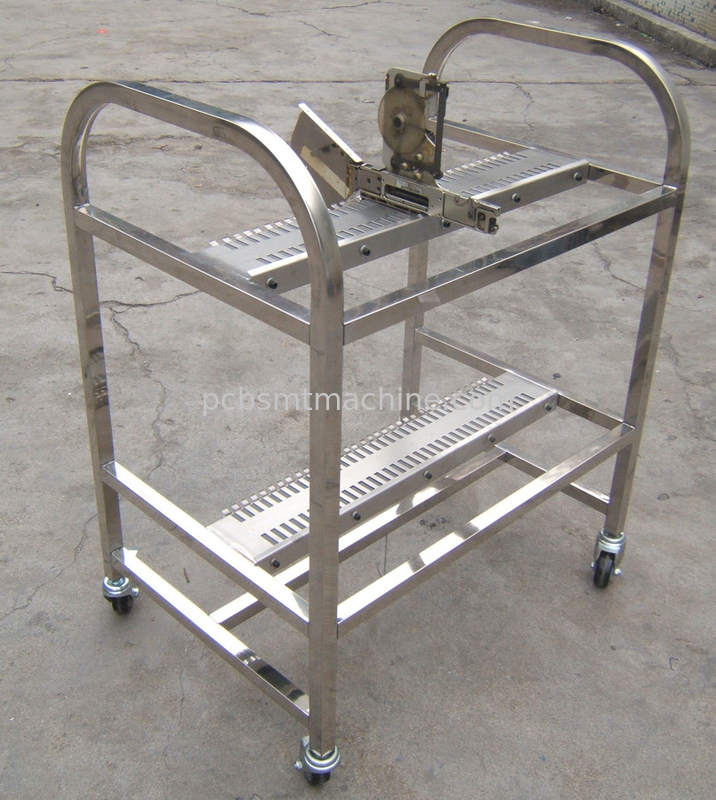 Materiale di alluminio durevole di alta qualità di L880*W600*H1000MM con 2 strati con 40 scanalature ogni carretto dell'alimentatore di FUJI NXT