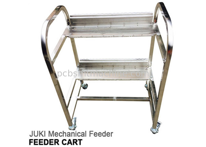 Gli strati durevoli e migliori 40 di qualità 2 scanala il carretto del distributore di JUKI, dimensione di L800*W600*H1080MM e pesa 31Kgs.