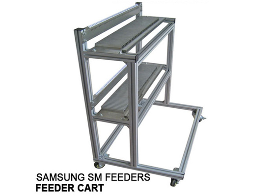 Bene durevole (2) due strati, 50 SERIE di Samsung MP delle scanalature dell'alimentatore con il carretto dell'alimentatore della SCATOLA per le unità componenti dell'alimentatore di Samsung